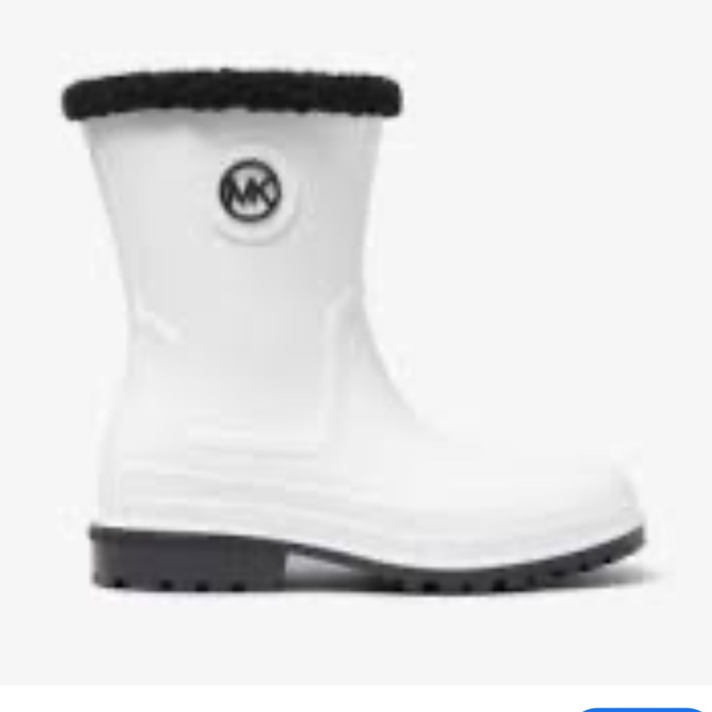 Michael Kors Black and White Rain Boots ✨brand new ✨